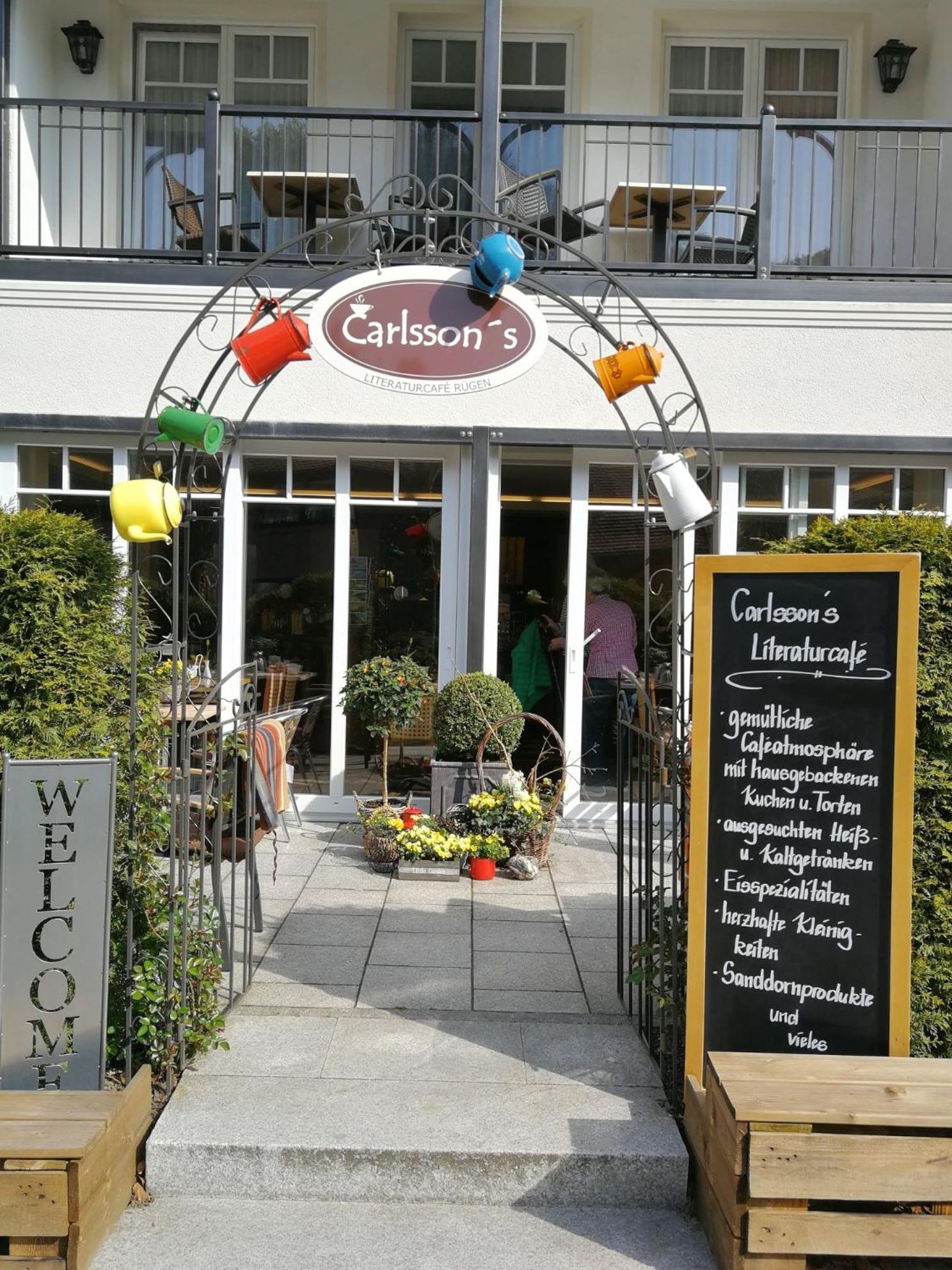 Pension Sanddorn Mit Cafe Carlssons Binz Exterior photo