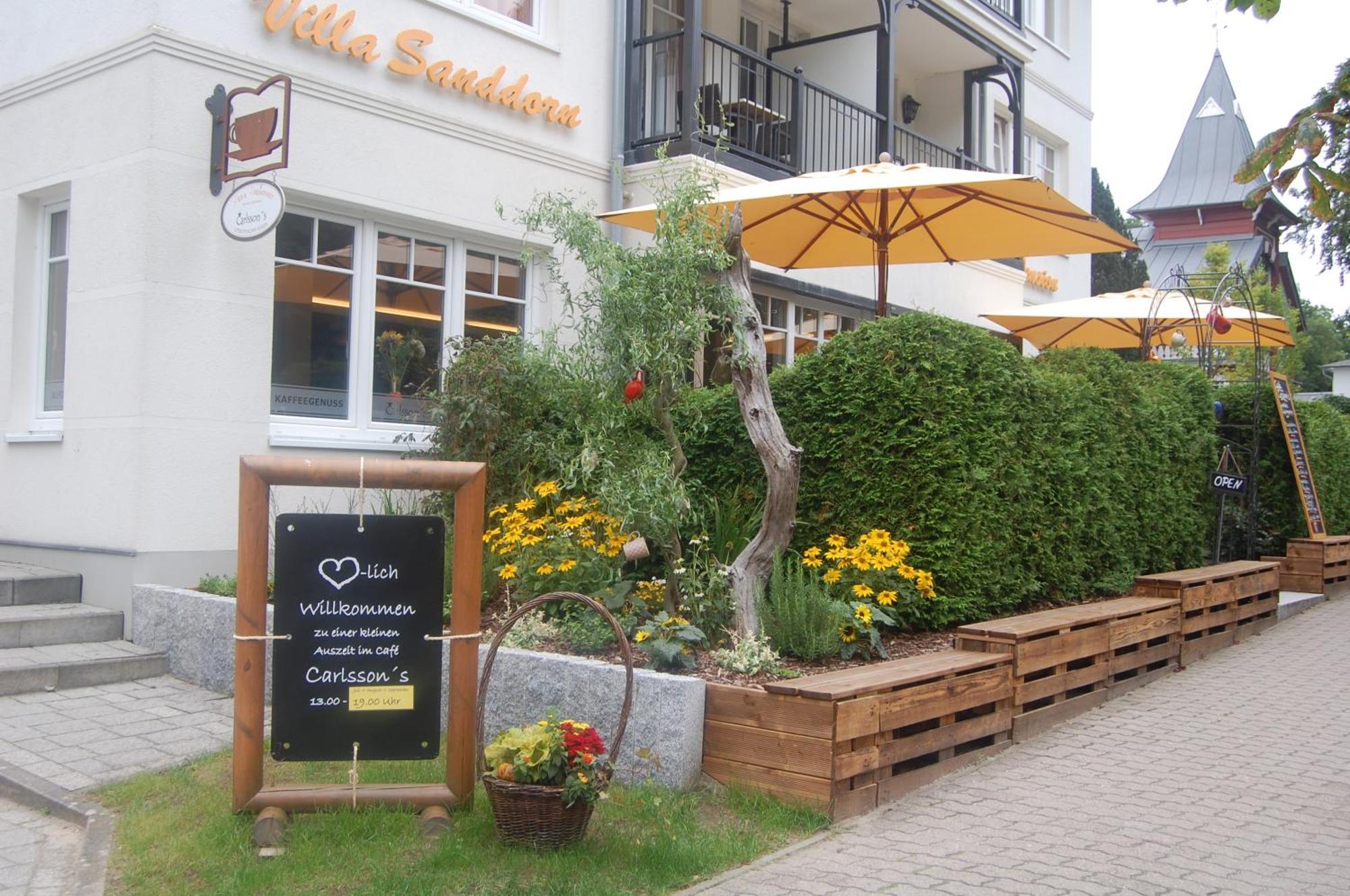 Pension Sanddorn Mit Cafe Carlssons Binz Exterior photo
