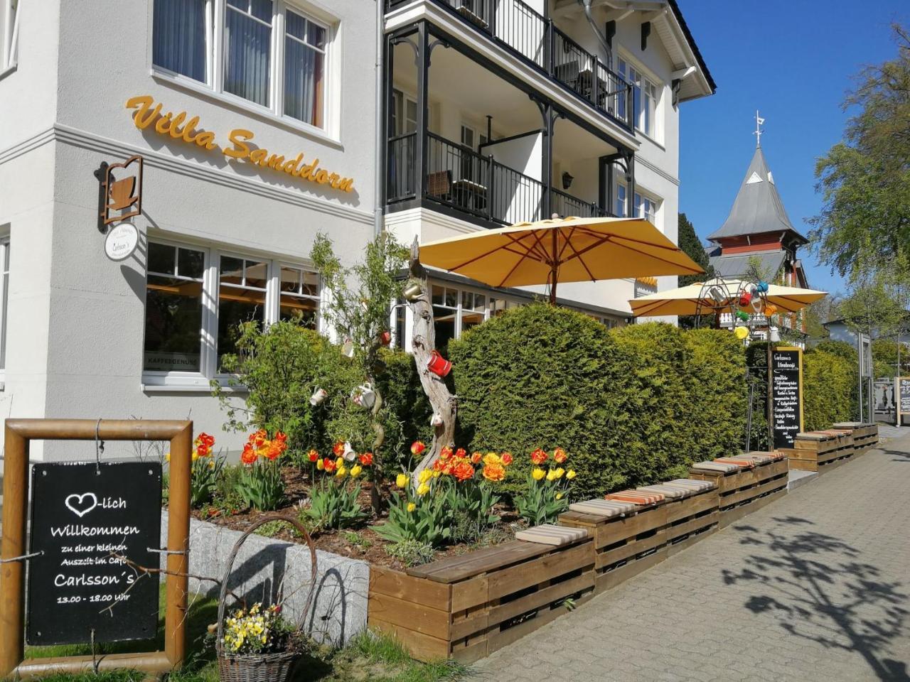 Pension Sanddorn Mit Cafe Carlssons Binz Exterior photo